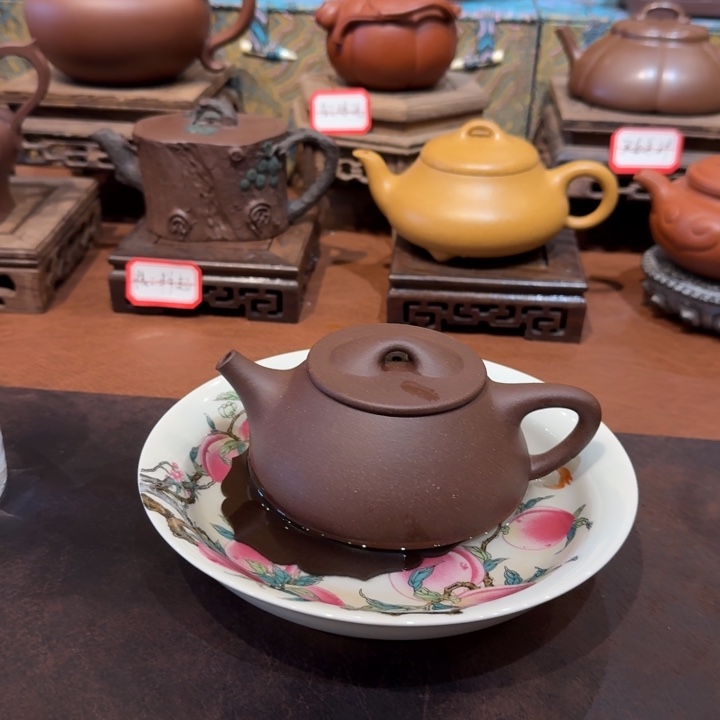 紫砂茶壶景舟石瓢老紫泥精工福利价