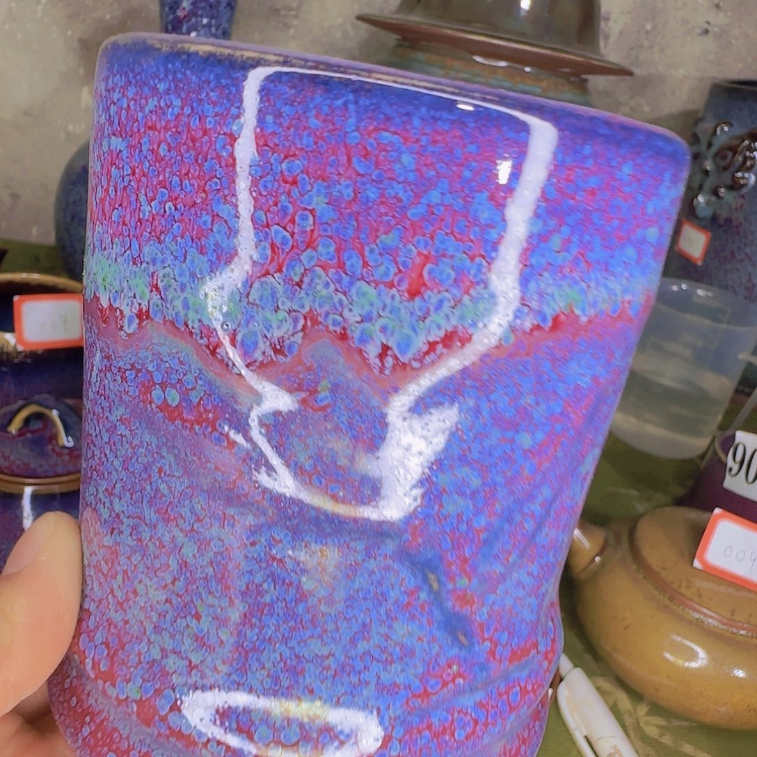 苏***曼摆件原产地原矿釉钧瓷 