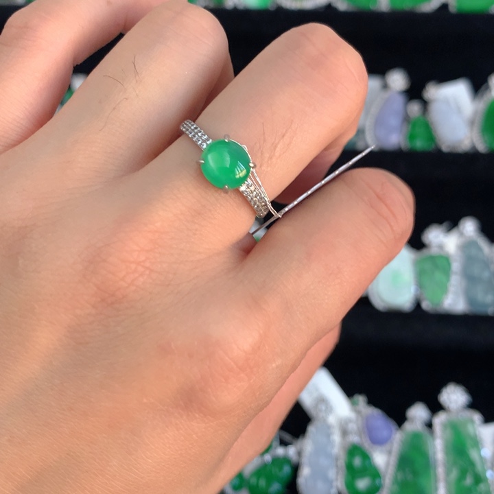 【闪购商品】颈饰银S925镶嵌翡翠y*天然翡翠