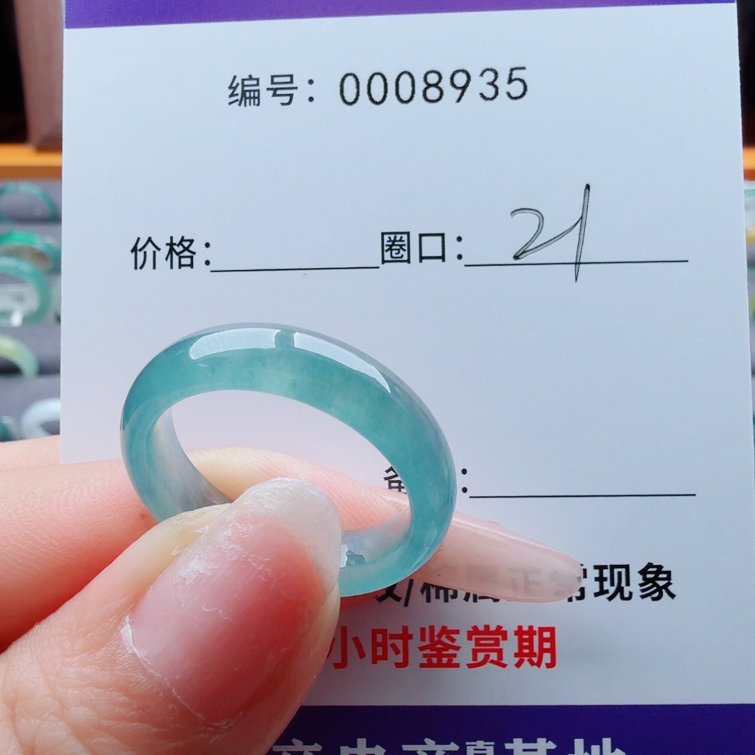 N***r翡翠未镶嵌戒指翡翠