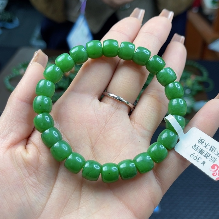 【闪购商品】和田玉（碧玉）手链未镶嵌