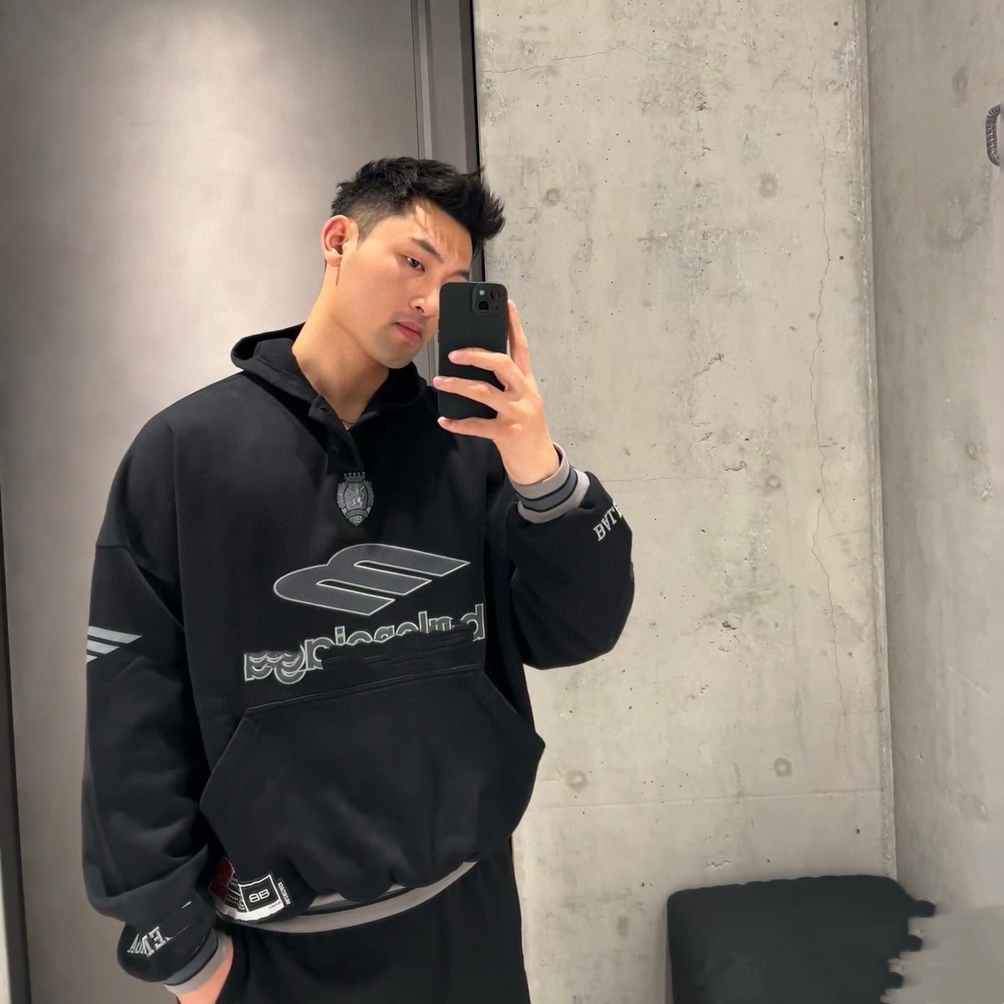 巴黎新款【26SS足球系列】VANA曼联3B贴布刺绣卫衣连帽衫宽松男女潮