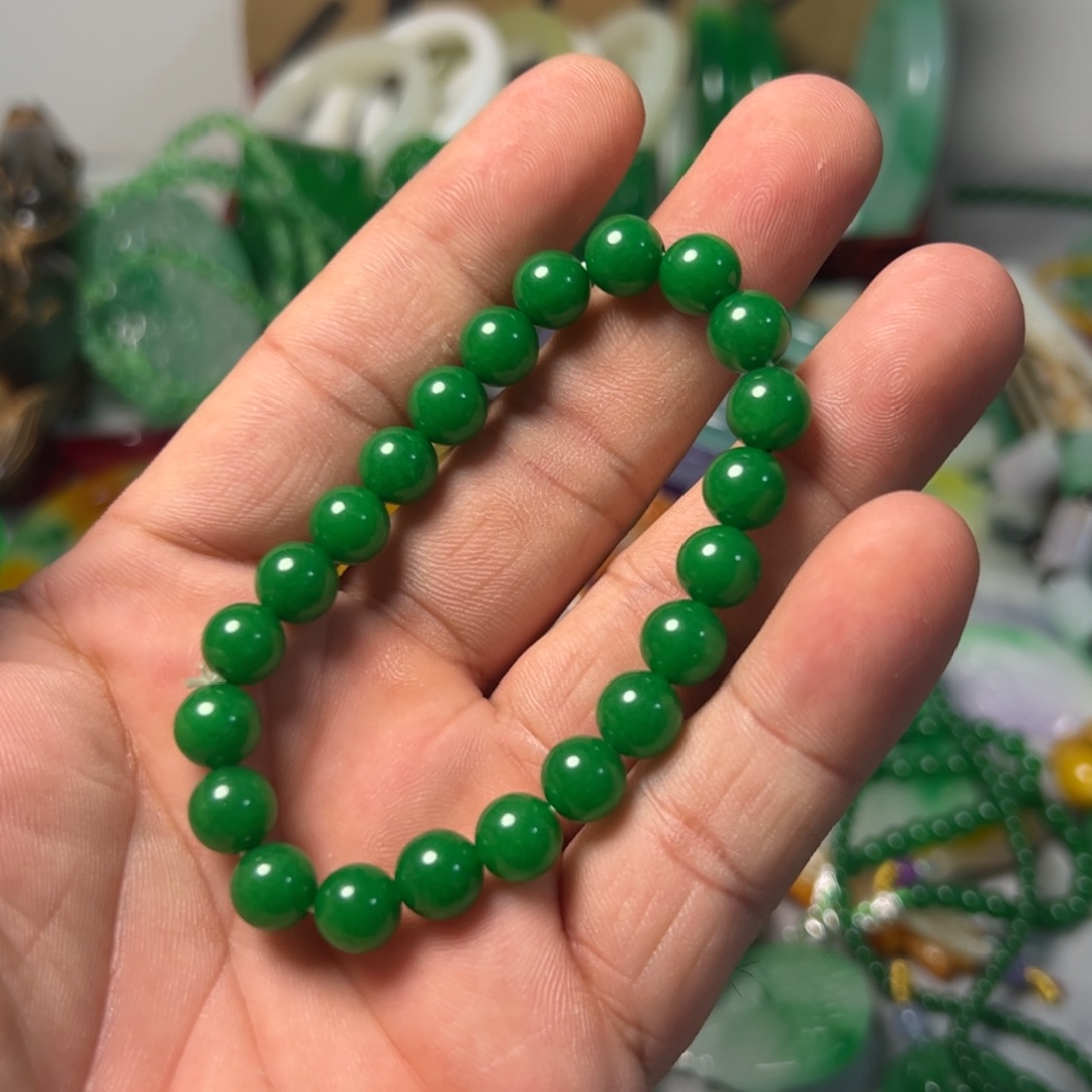 翡翠未镶嵌颈饰不退不换