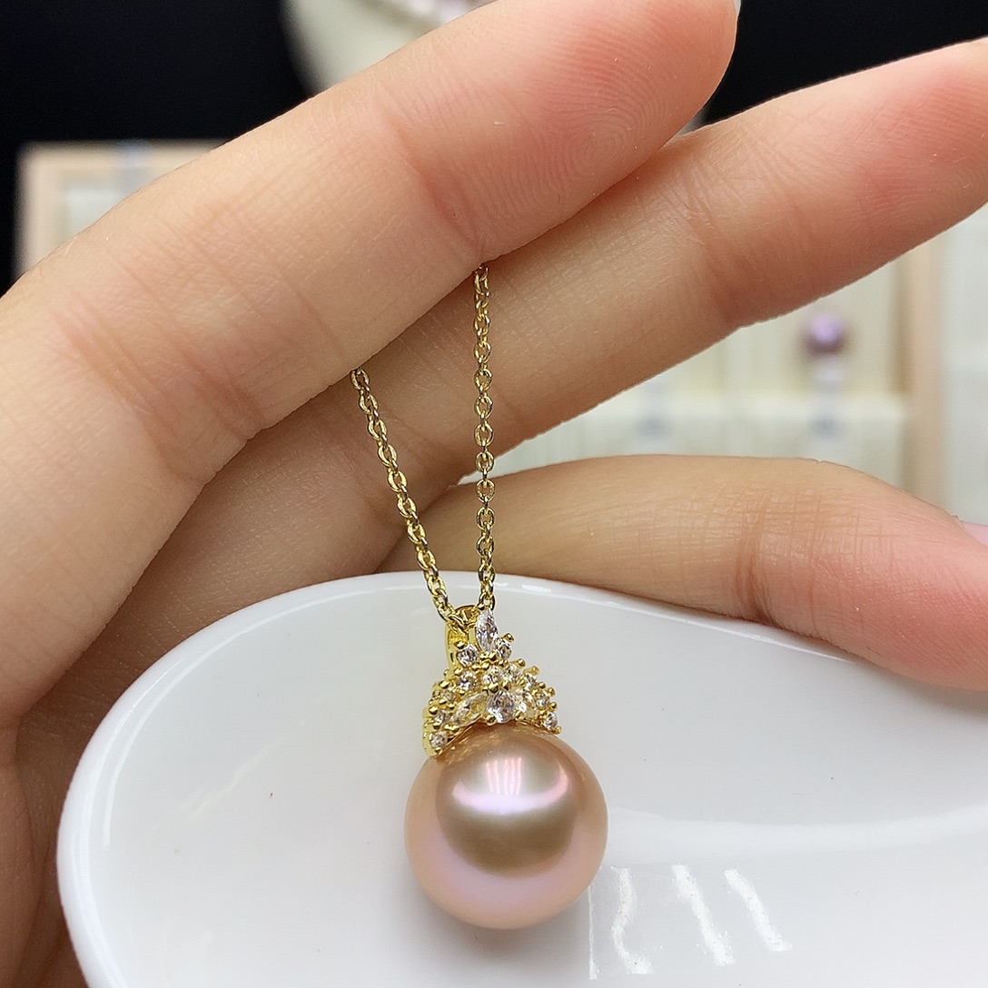 淡水珍珠合金颈饰