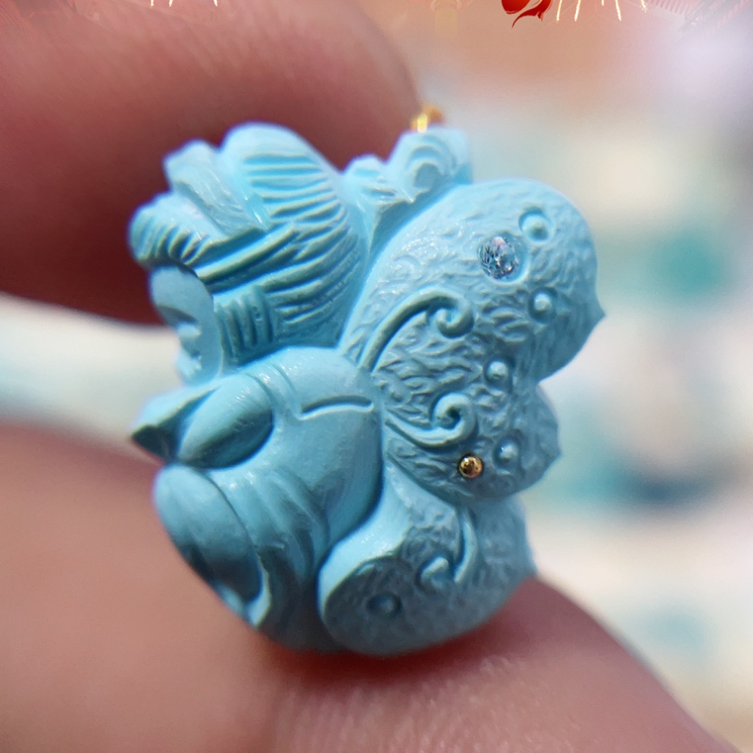 绿松石珠宝奇石未镶嵌