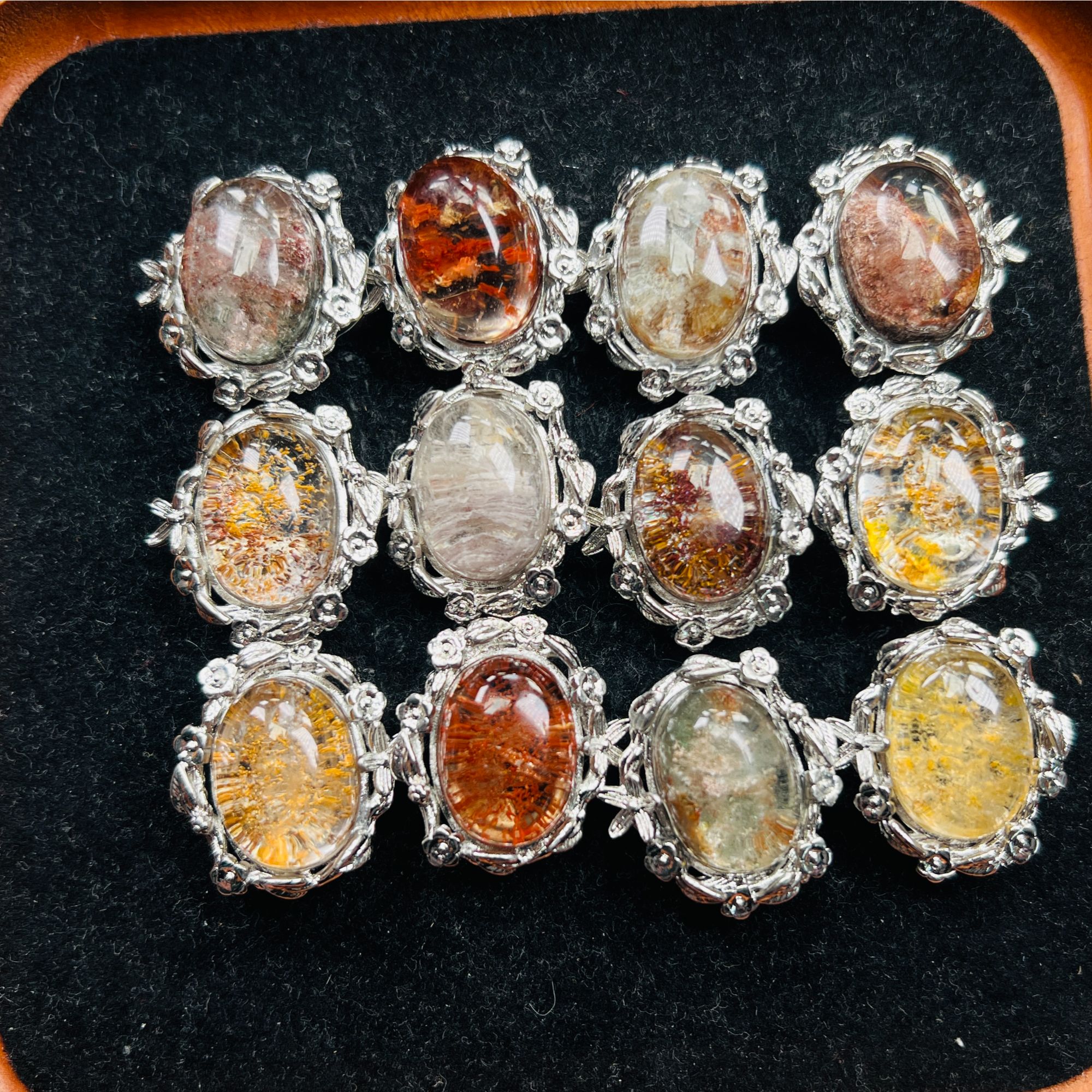 天然水晶diy镶嵌配饰手工串珠手串手链