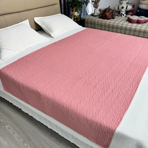 双面纯棉夹棉四季款床盖可机洗隔脏垫学生宿舍飘窗榻榻米轻奢系列