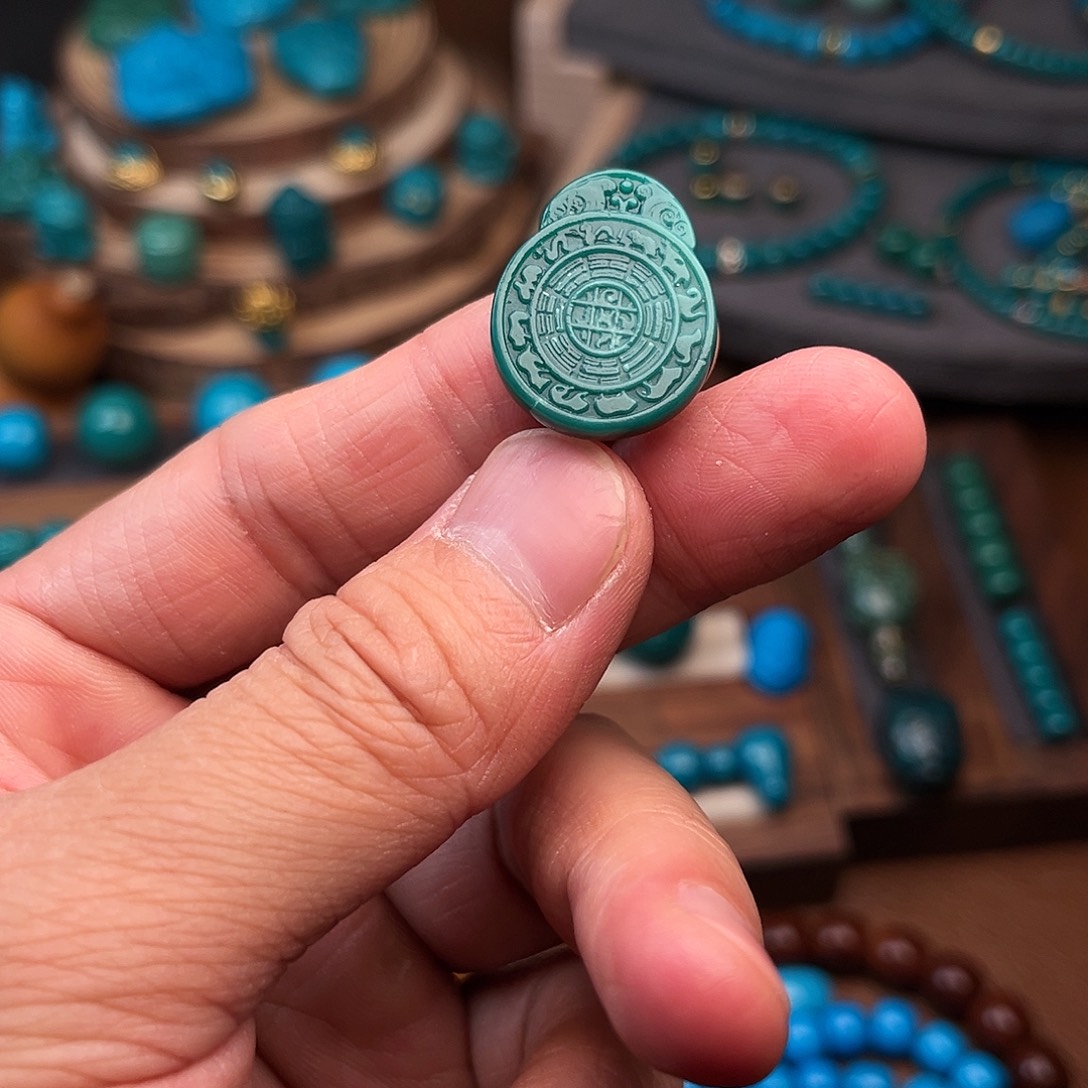 绿松石未镶嵌手串