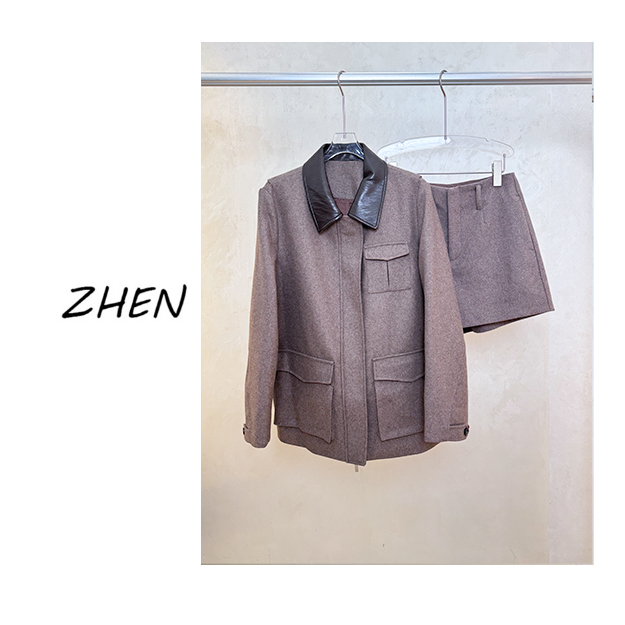 【ZHEN】25K01426 2025新款时尚气质休闲百搭气质套装女