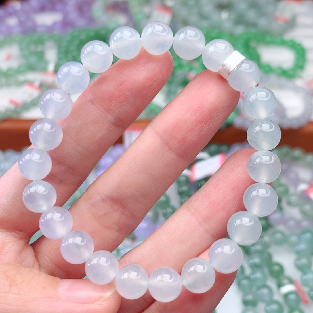 翡翠手链未镶嵌翡翠8mm