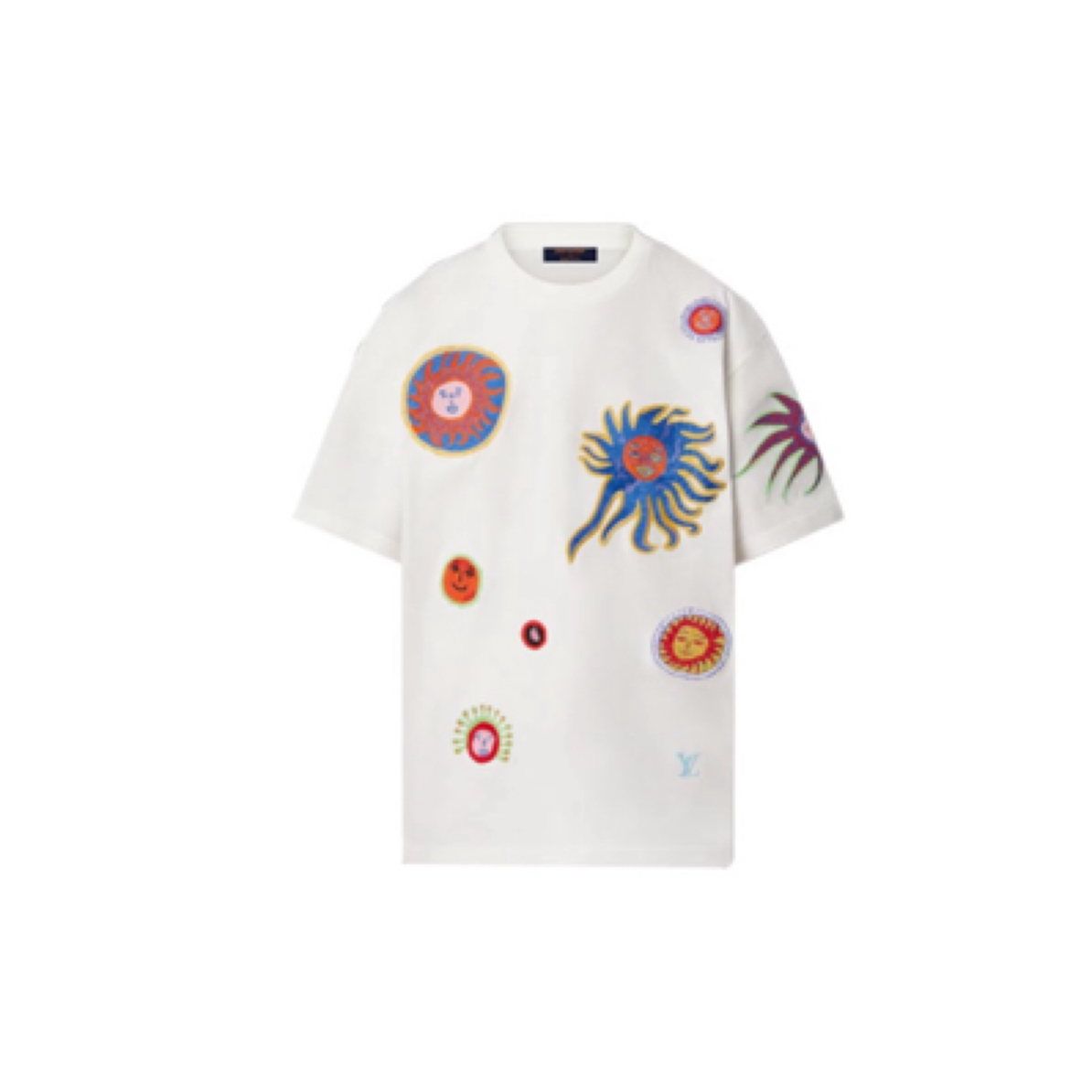 未使用 LouisVuitton/路易威登 草间弥生刺绣短袖/S M L码/9888
