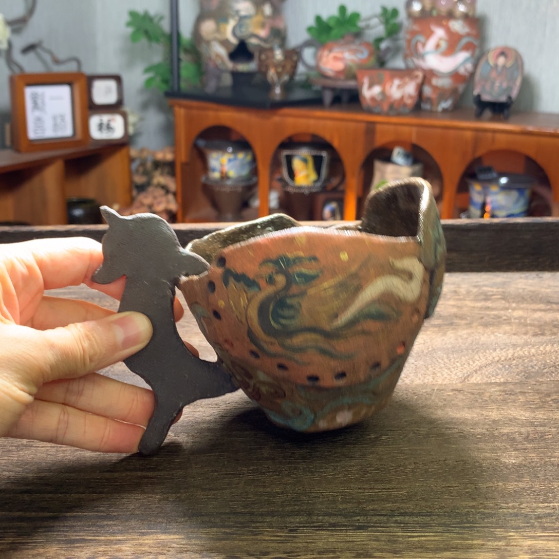 陶·敦煌·拼布风咖啡杯