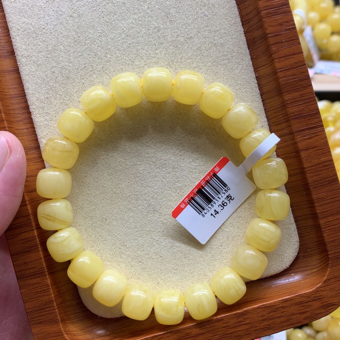 蜜蜡手链未镶嵌蜜蜡