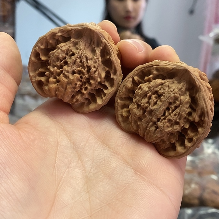 文玩核桃把件43蛇头