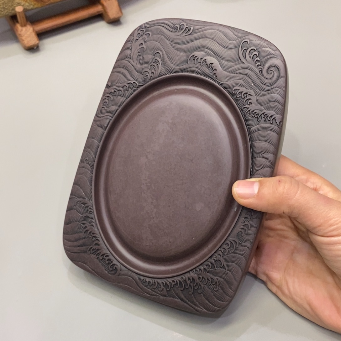 落***雨砚台砚台的设计与