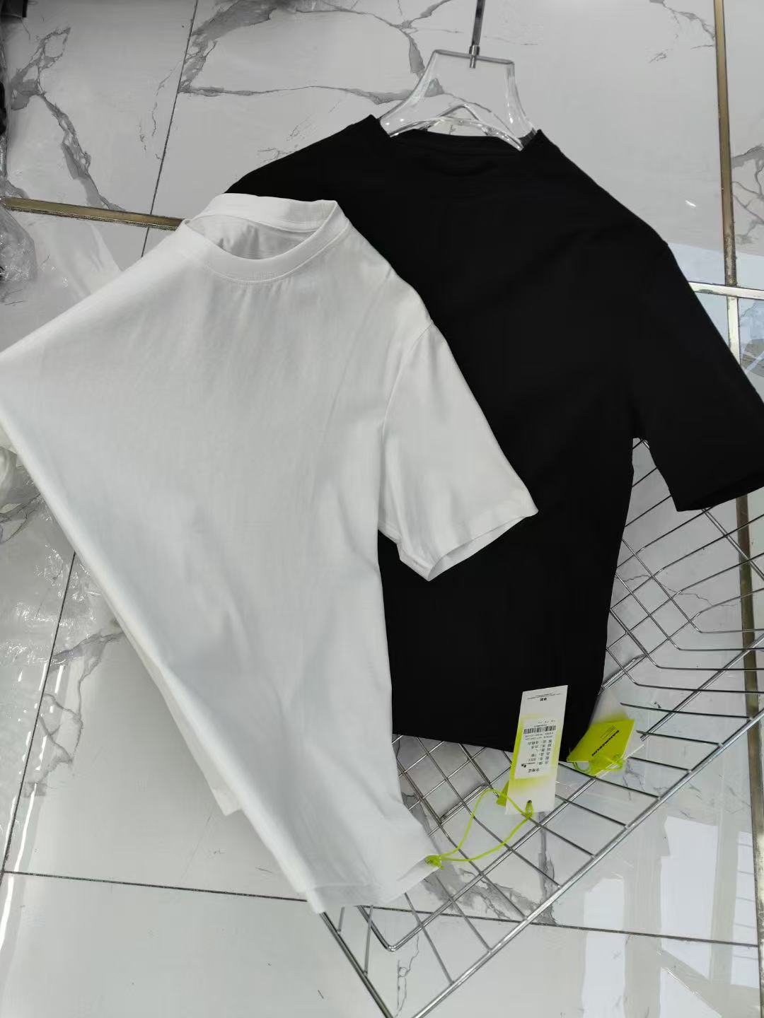 通用链接男士时尚宽松纯色潮流简约百搭高品质半袖修身休闲韩版