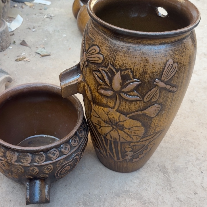 粗陶瑕疵19/39，20/16进水口2.5厘米