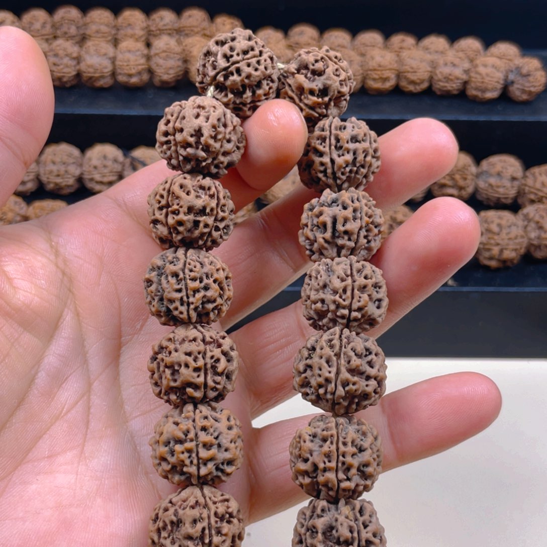 金刚菩提手串21mm麒麟纹蜂窝双龙