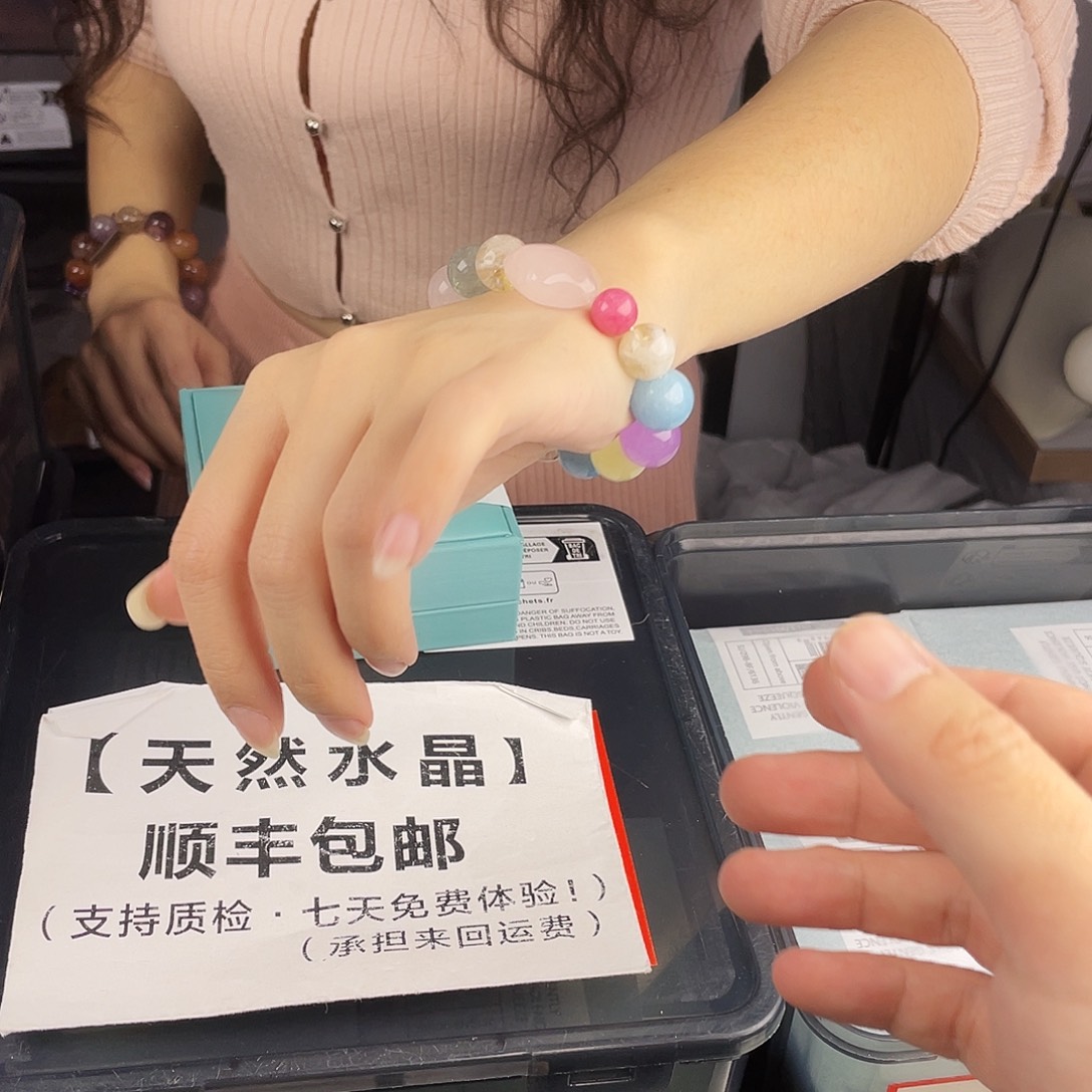 手链银S925镶嵌水晶