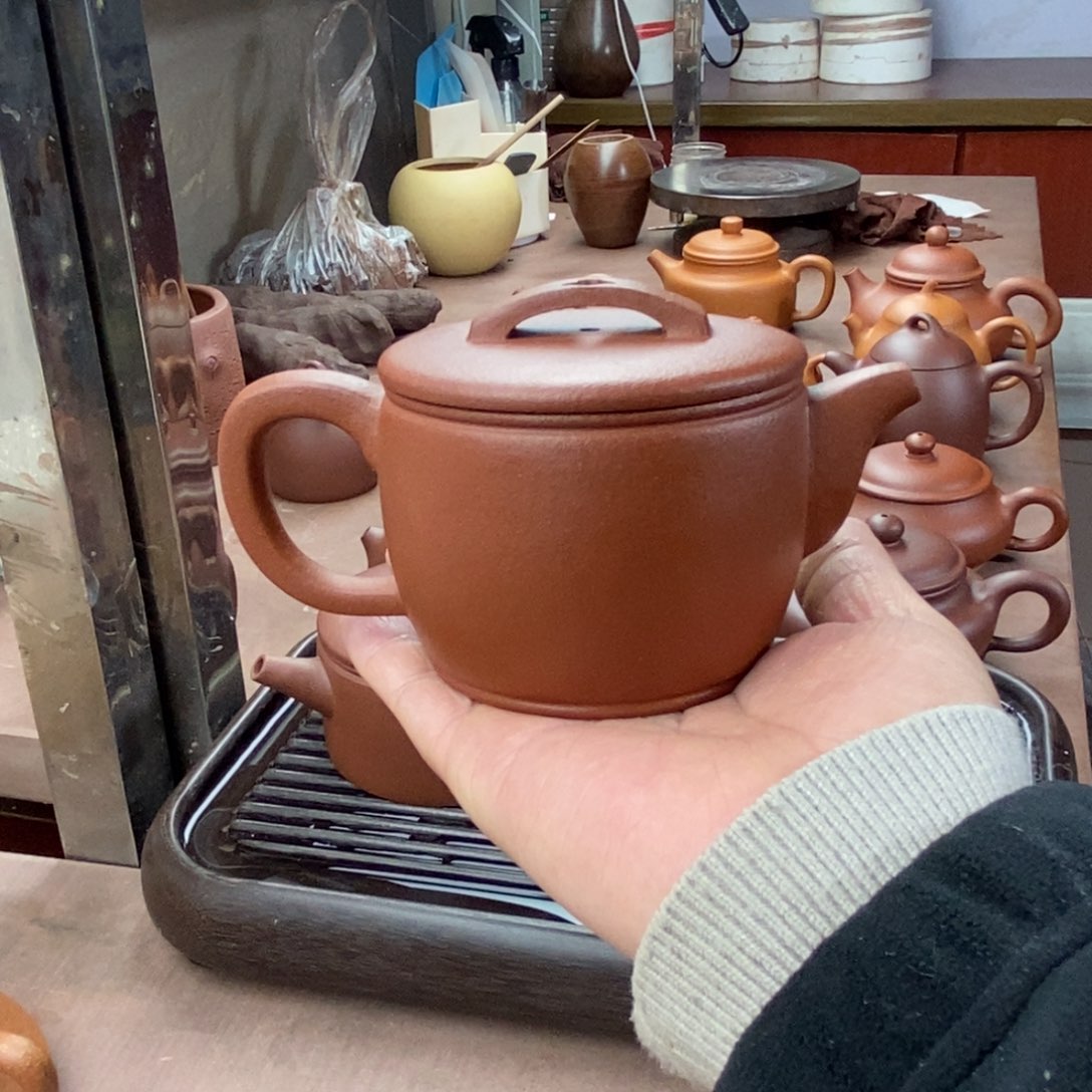 紫砂茶壶华*紫砂壶汉瓦