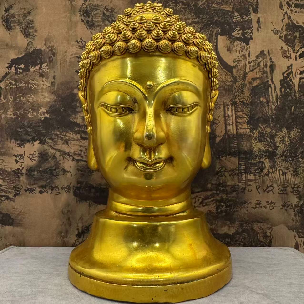 JY454/AW  佛头/摆件