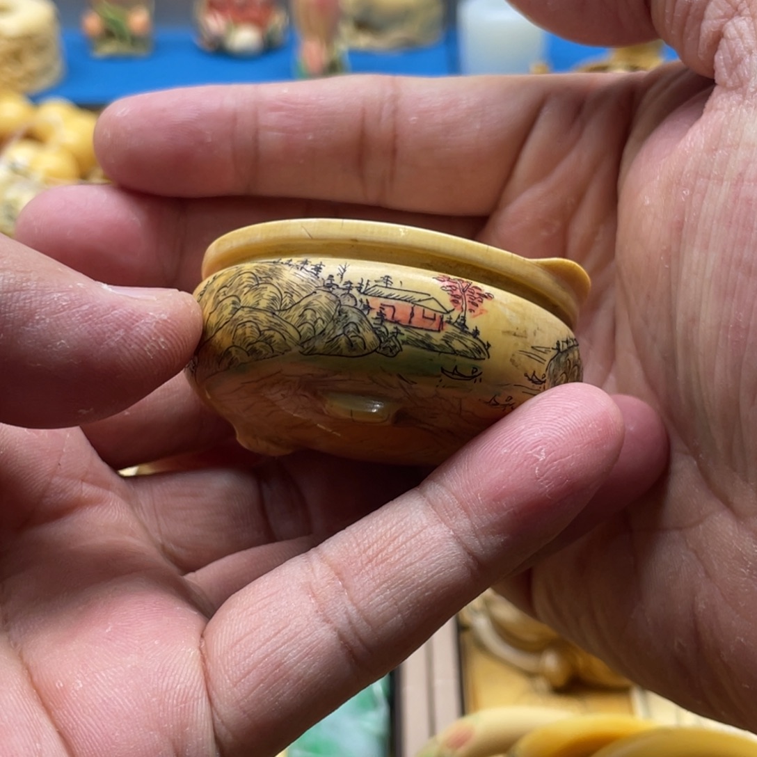 建***福把件猛犸象牙火爆火爆火爆火爆