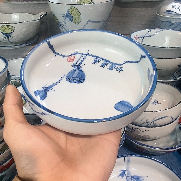 景德镇高温釉下彩手工陶瓷