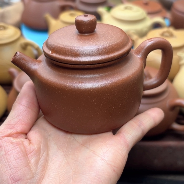 紫砂茶壶^****^红降坡小德中容量 140