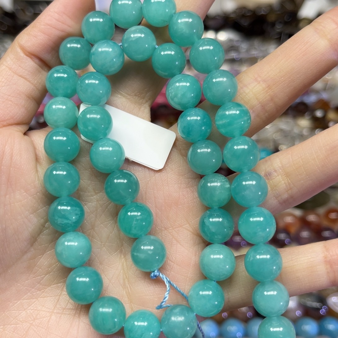 玛瑙/玉髓散珠天然天河卡10长条38厘米