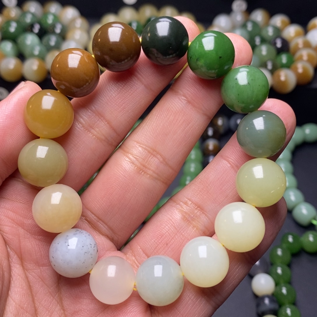 和田玉手串未镶嵌