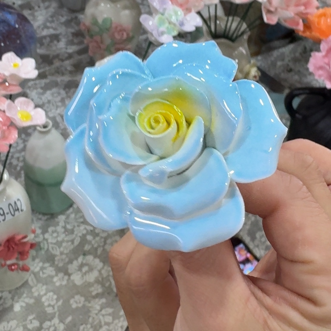 陶瓷花拍满20元发货，退款的拉黑