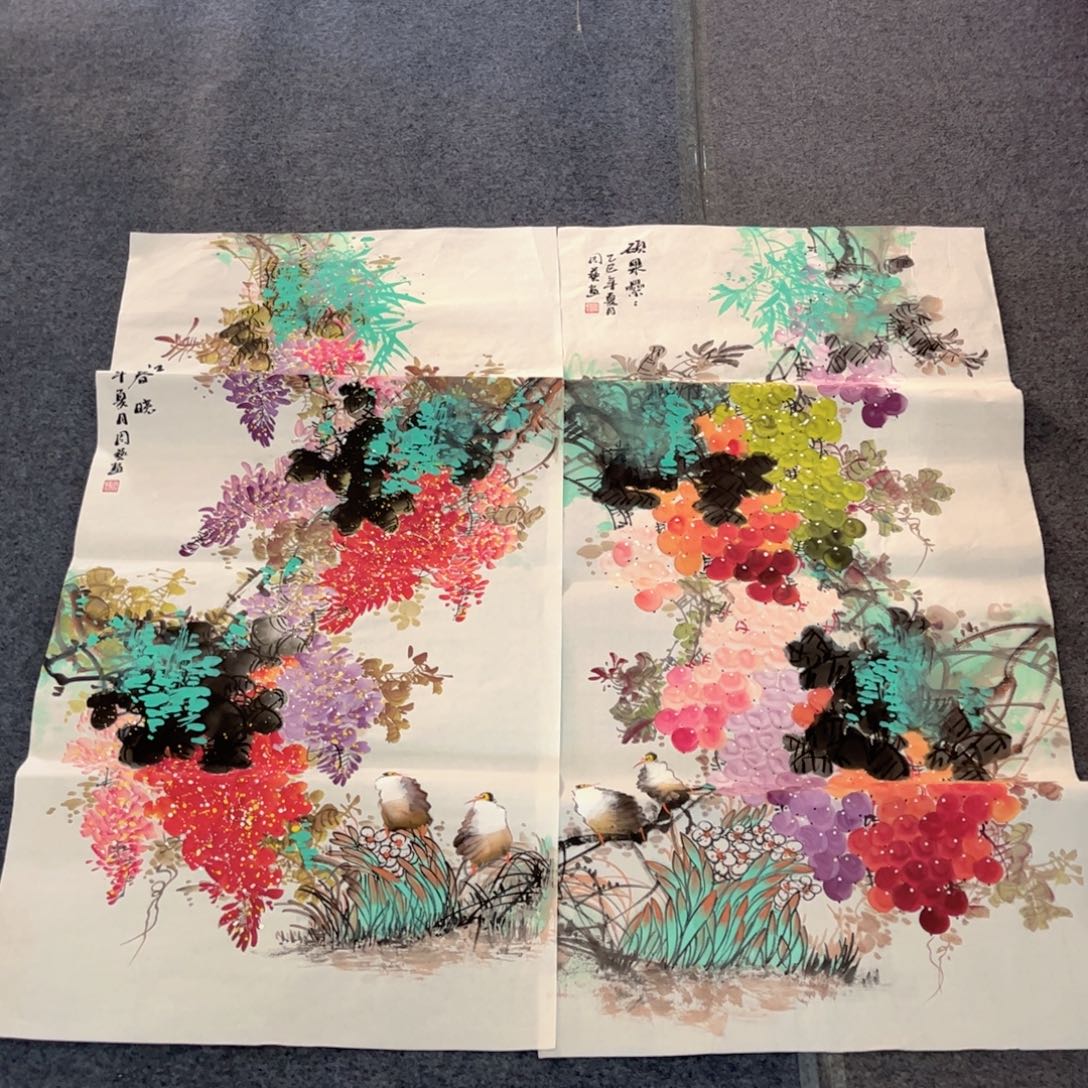 国画ZH精品国画单幅任发2张