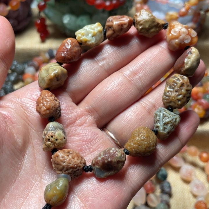 玛瑙/玉髓未镶嵌手链