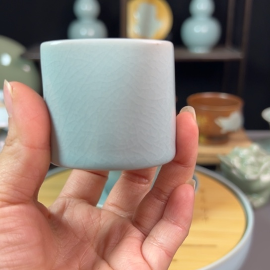 杯用****3微瑕纯手工天方地圆杯