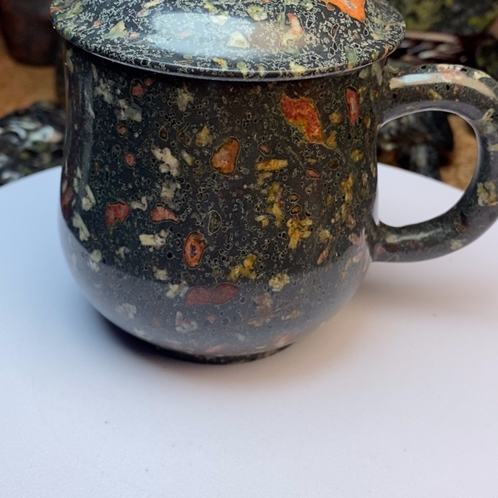 汝阳木梅花玉厂家直销茶缸