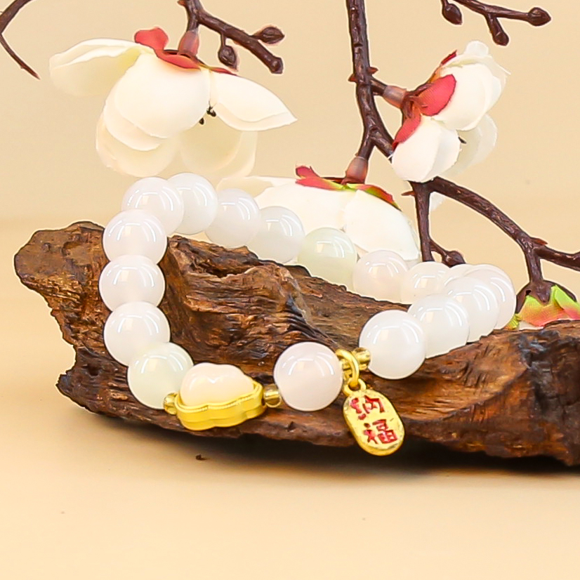 树脂手链 AD386-七彩海云母饰品（无礼盒）