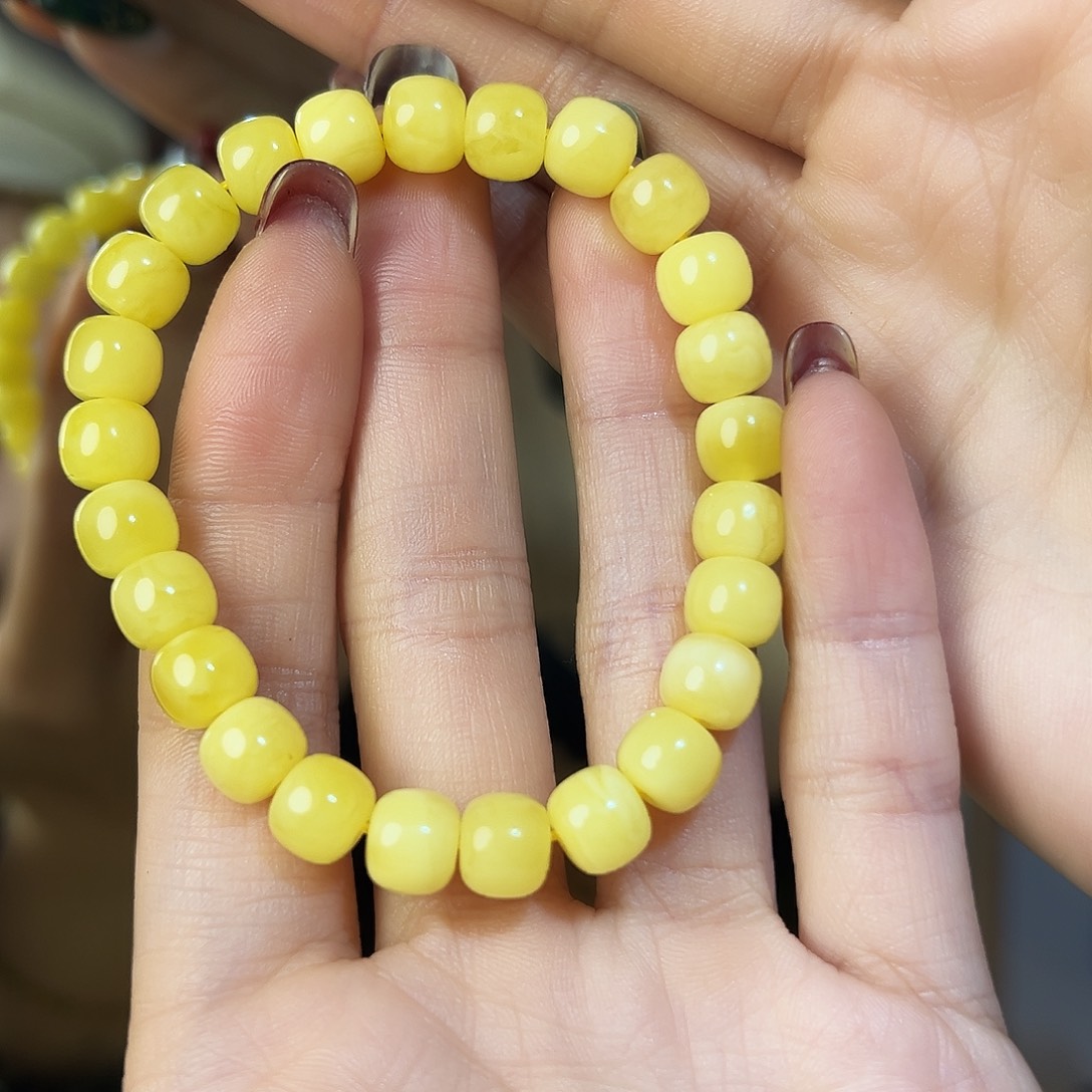 蜜蜡手串未镶嵌8m啊啊啊啊