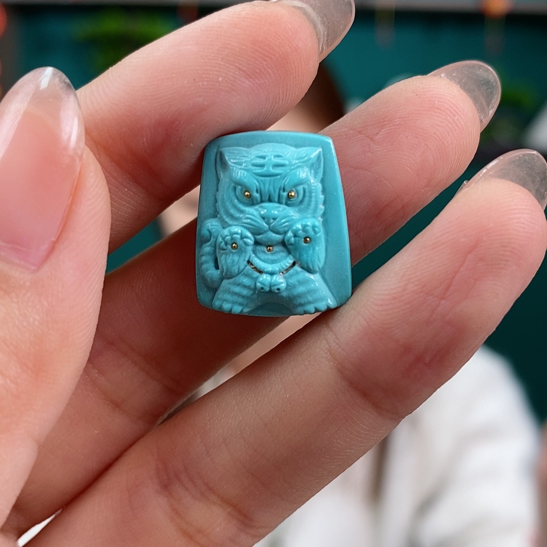 绿松石珠宝奇石未镶嵌