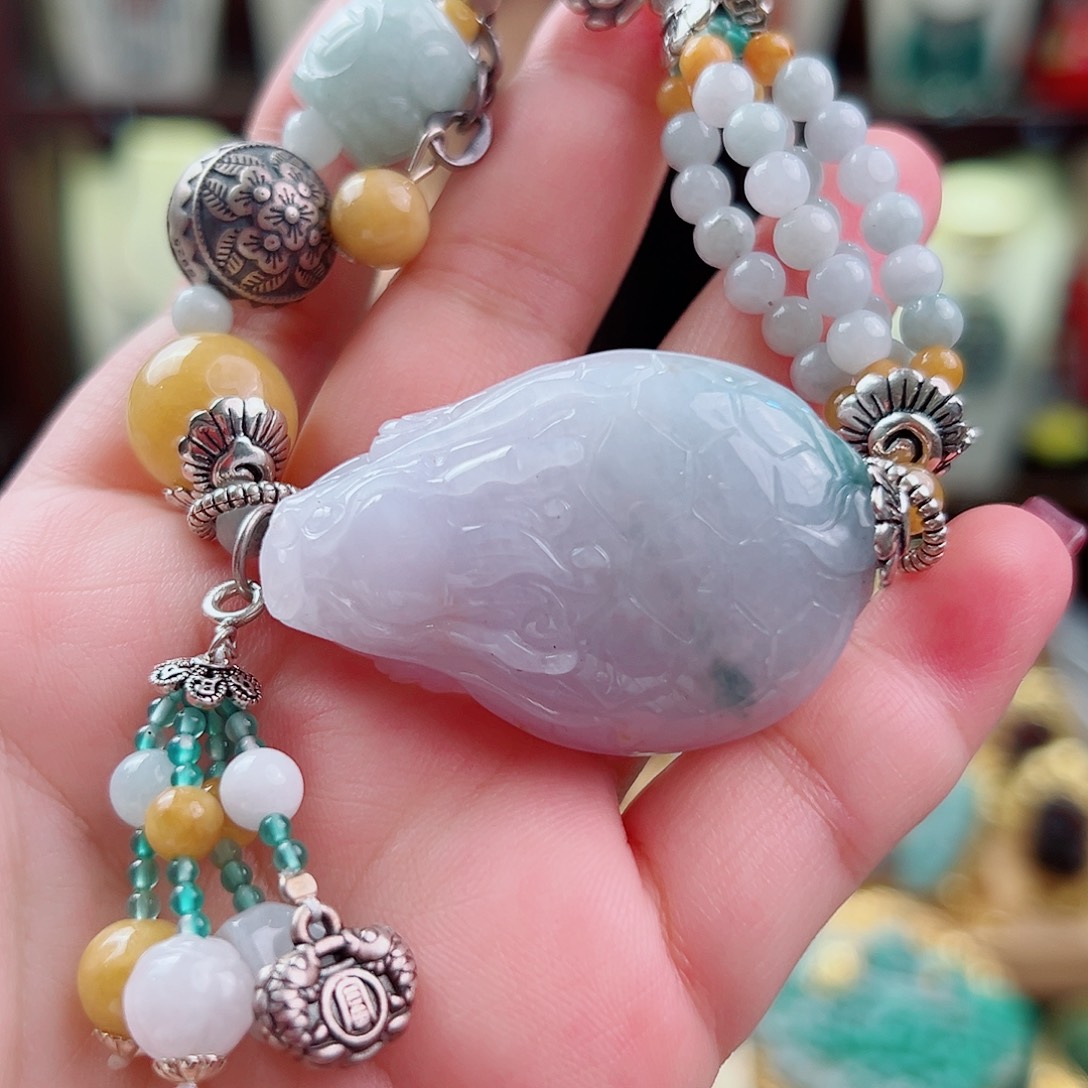 未镶嵌手链翡翠国风