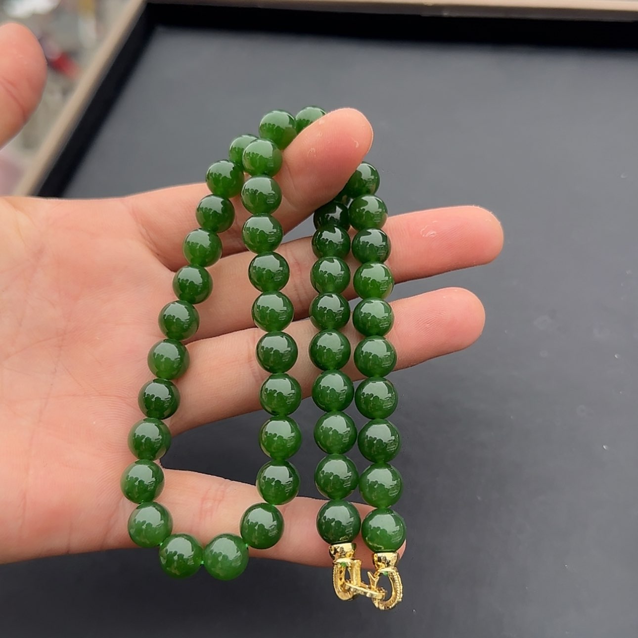 【闪购商品】和田玉未镶嵌颈饰碧玉妈妈链