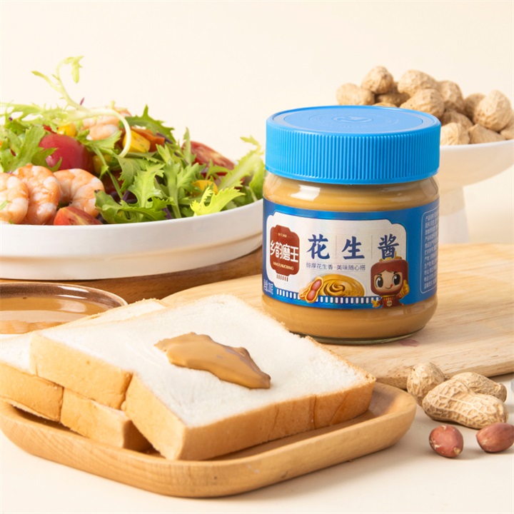 乡韵花生酱200g瓶装拌饺子热干面凉皮调味酱醇香细腻厂家批发