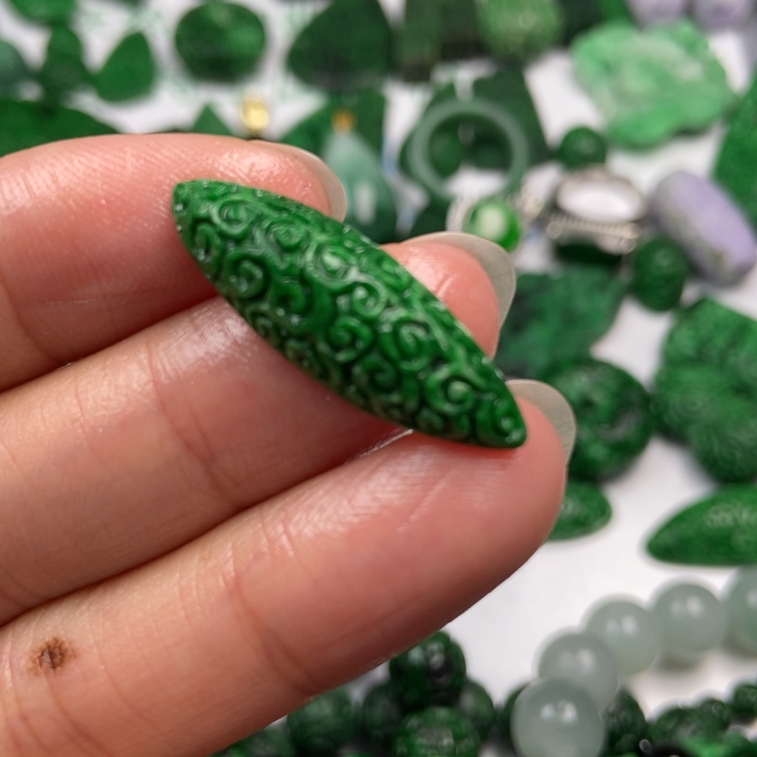 清***欢定制翡翠未镶嵌翡翠