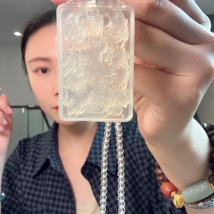 鬼***妖未镶嵌蛇纹石玉颈饰