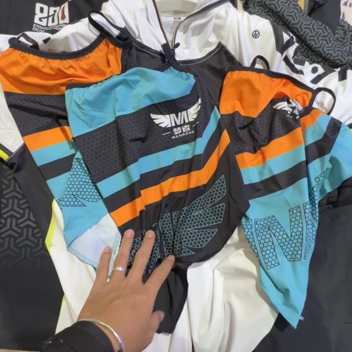 梦者冰蓝橙防晒面巾一个