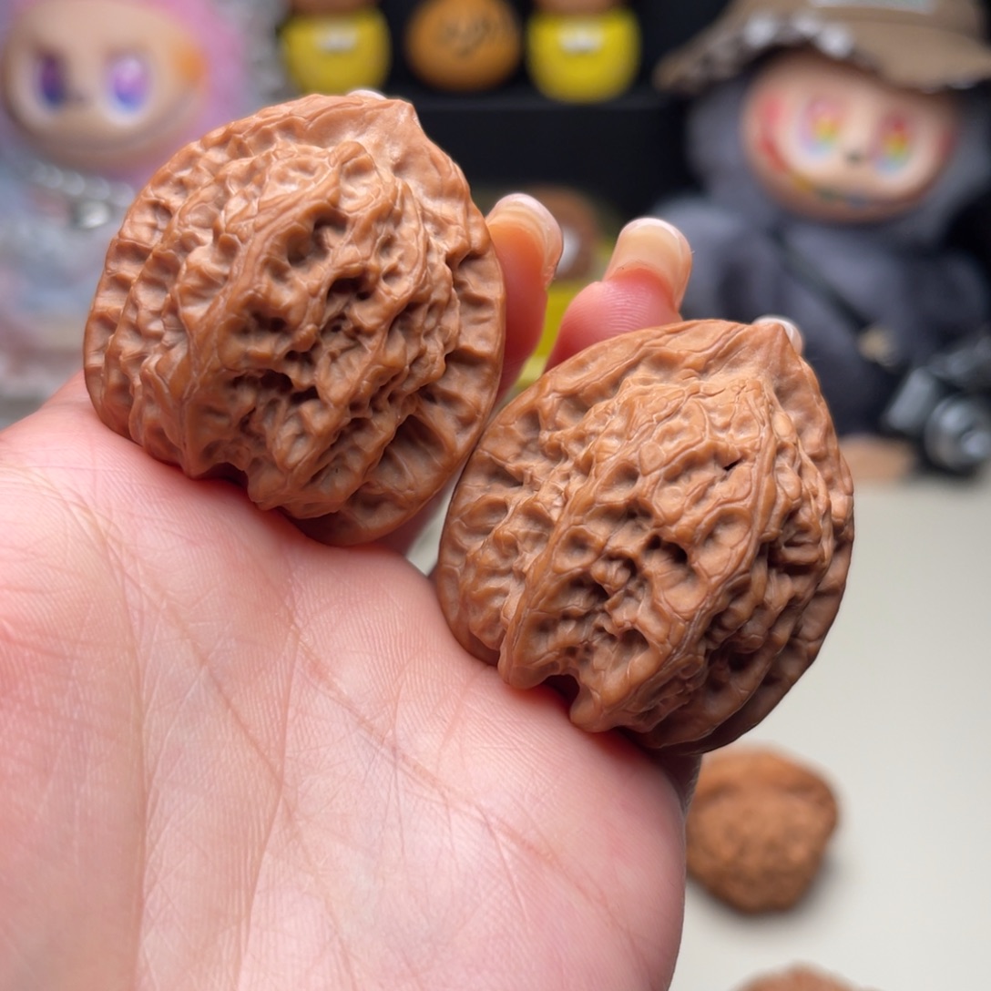 文玩核桃把件佛肚C023