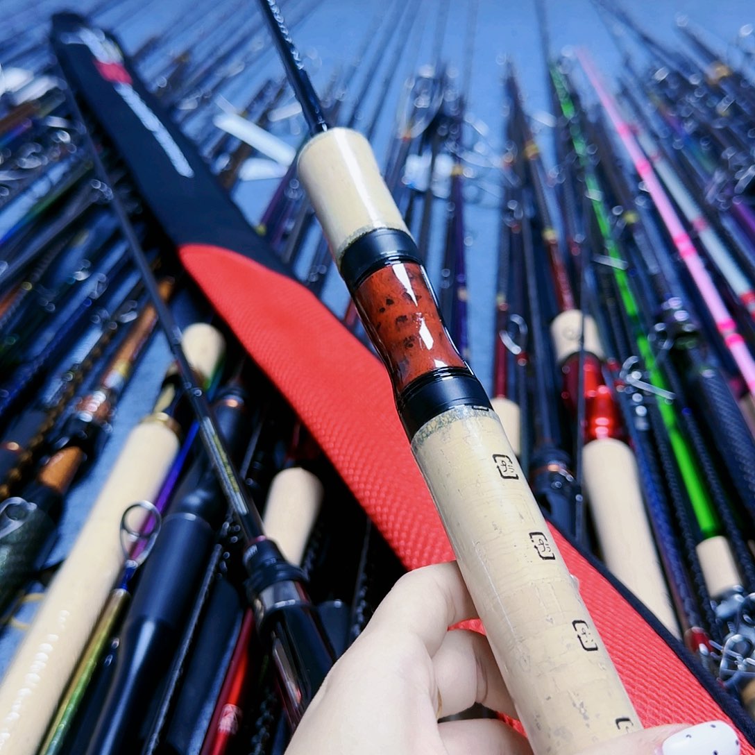 人***義碳素3.8m路亚竿直柄杆链接