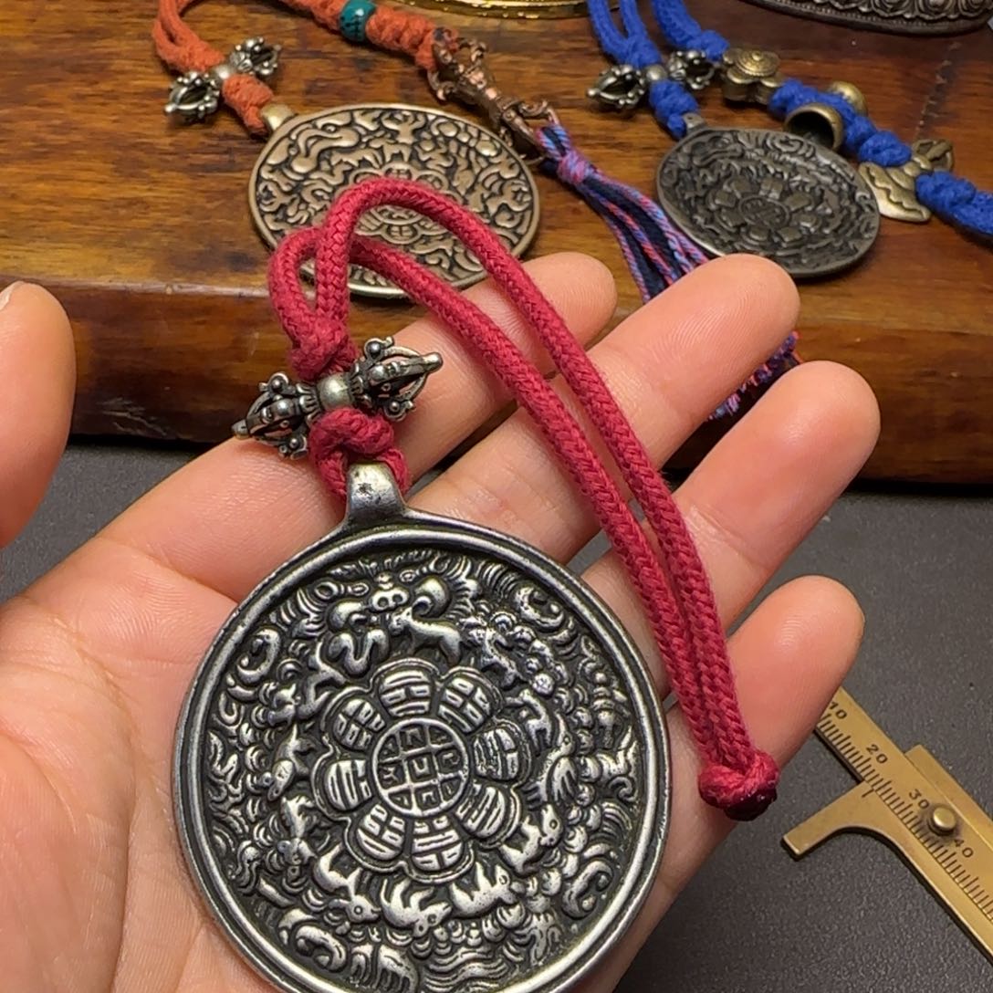 雪***狼泥塑藏传牌子……藏传牌子