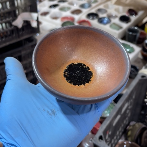 茶盏建阳建盏微瑕平口