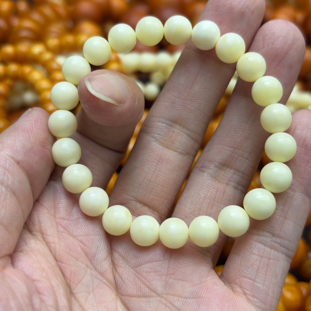 琥珀手链未镶嵌蜜蜡