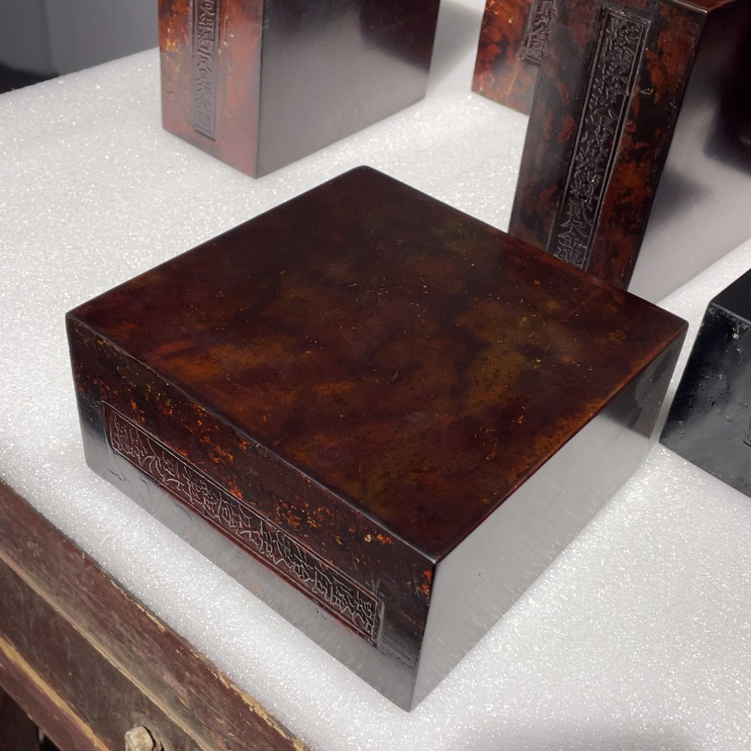 【闪购商品】砖雕金砖吸水茶台